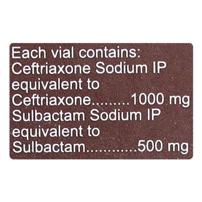 Xone SB 1000/500mg Injection 1ml - Bacterial Infections-Cep