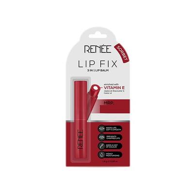 RENEE Lip Fix Lip Balm - 01 Sorbet 1.6 gm - Lip Balms