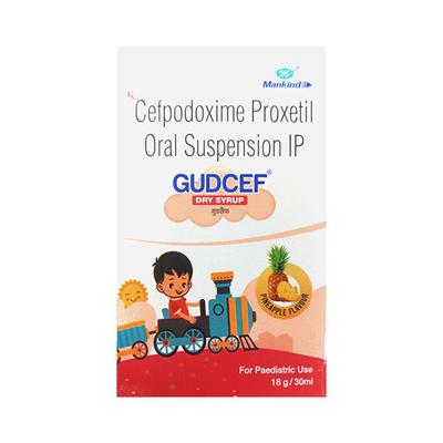GUDCEF PINEAPPLE FLAVOUR Dry Syrup 30ml - Bacterial Infections-Cep
