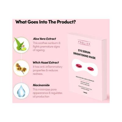 Prolixr Eye Serum Brightening Mask 1's - Eye Masks