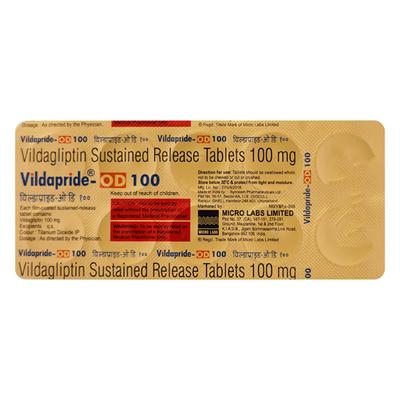 VILDAPRIDE OD 100 Tablet 10's - Diabetes-Ant