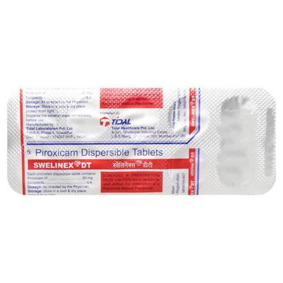 SWELINEX DT Tablet 10's - Pain relief-Nsa