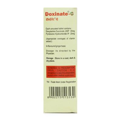 Doxinate G Tablet 10'S - Vomitting/Emesis-Ant