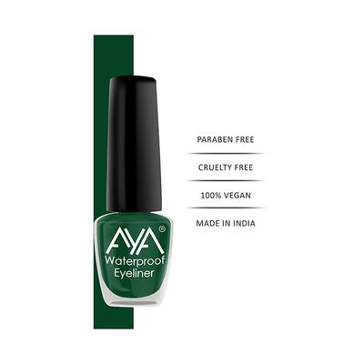 Aya 24 Hrs Long Lasting & Waterproof Eyeliner - Metallic Green 5 ml - Eyeliners