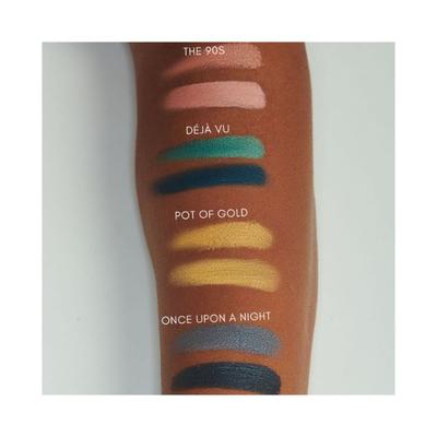 Simply Nam Illuminating Cream & Powder Eyeshadow - Once Upon A Night Metallic Black 2 gm each 2's - Eyeshadow, Bases & Primers