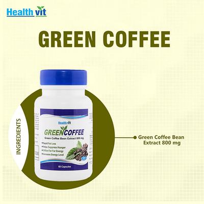 Healthvit Green Coffee Bean Extract-Capsules 60's - General Health