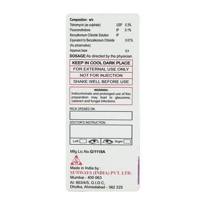 Nebracin F Eye Drops 5ml - Eye Infections-Eaa