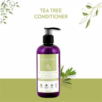 Glamveda Anti Dandruff and Healthy Hydration Tea Tree Conditioner 300 ml - Conditioners