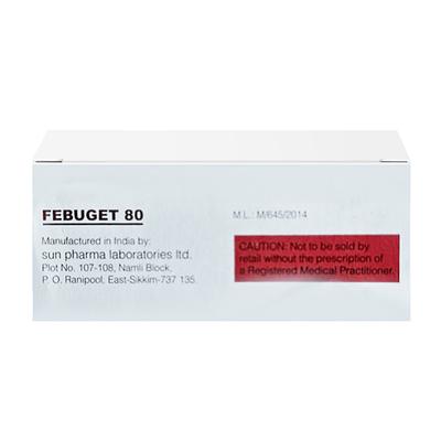 Febuget 80mg Tablet 10'S - Gout
