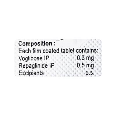 VOLIX R 0.3/0.5 Tablet 10's - Diabetes-Ant