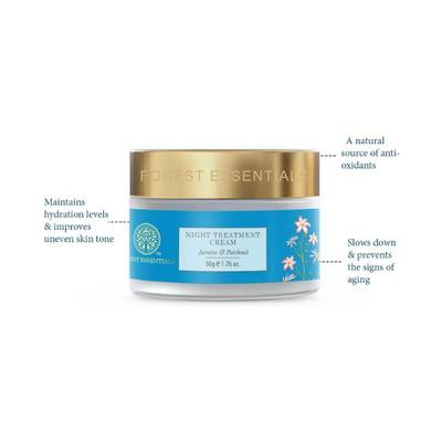 Forest Essentials Night Treatment Cream Jasmine & Patchoulinight Cream 50 gm - Face Moisturizers