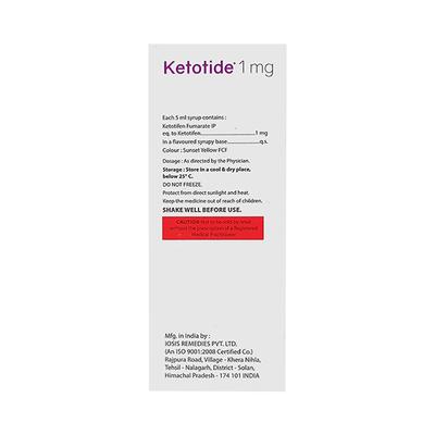 KETOTIDE Syrup 60ml - Asthma/COPD-Ast