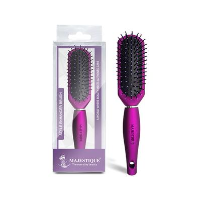 Majestique Purple Series Style Enhancer Hair Brush for Shaping and Defining 1's - Hair Brushes