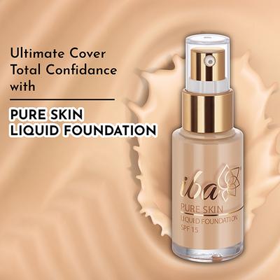 Iba Pure Skin Liquid Foundation SPF 15 03 Natural Beige 30ml - Foundation