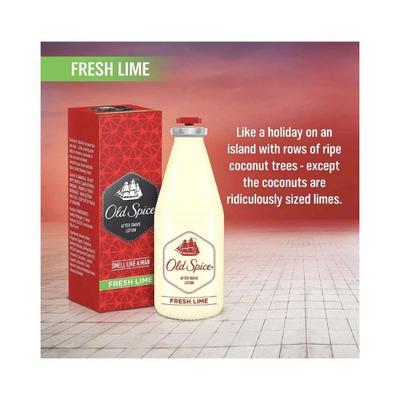 Old Spice After Shave Lotion (Fresh Lime) 150 ml - Aftershave Lotion