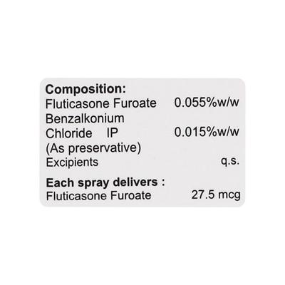 FLUOK FT Nasal Spray 27.5gm - Nasal Congestion-Nas