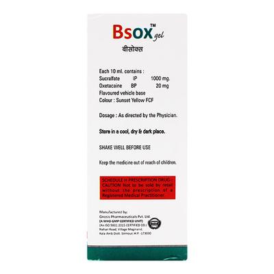 BSOX Gel 100ml - Ulcer/Reflux/Flatulence-Aaa