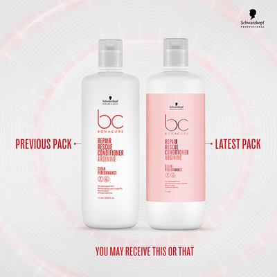 Schwarzkopf Professional Bonacure Repair Rescue Conditioner with Arginine,with Vegan Keratin 1000 ml - Conditioners