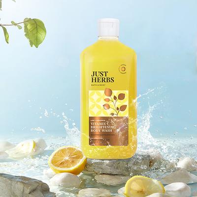 Just Herbs Bath & Body Lime +Liquorice Vitamin C Skin Brightening Exfoliating Body Wash-Paraben & Sls / Sles Free 300ml - Shower Gels & Body Wash