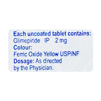 Prichek 2mg Tablet 10'S - Diabetes-Ant