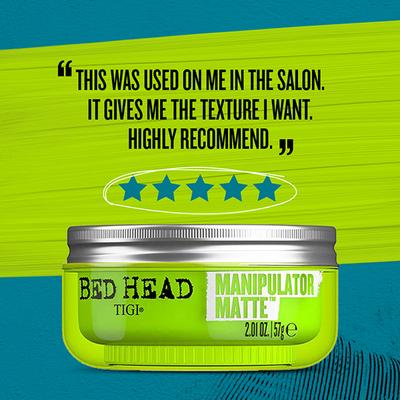 TIGI Bed Head Manipulator Matte Hair Wax Paste with Strong Hold for Men 57 gm - Hair Gels & Waxes