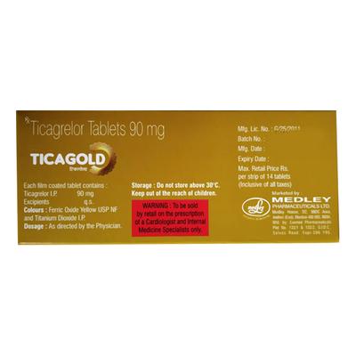 TICAGOLD Tablet 14's - Blood Clot-Ant