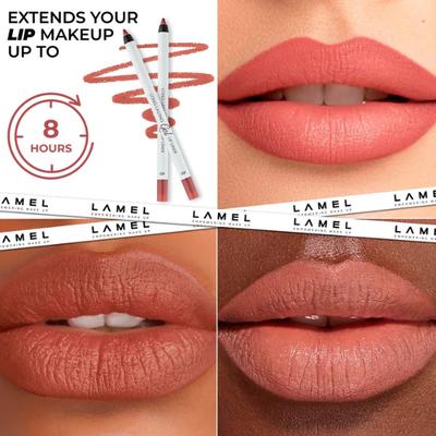 Lamel Long Lasting Gel Lip Liner 403-Burnt Ocher 1.7 gm - Lip Liners