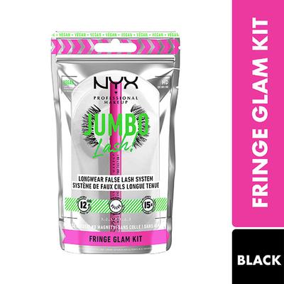 Nyx Professional Makeup Jumbo Lash Vegan False Eyelashes - Fringe Glam Kit 1 gm - Eyelashes