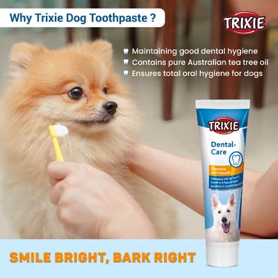 Trixie Dog Toothpaste with Tea Tree Oil 100 gm - Pet Grooming