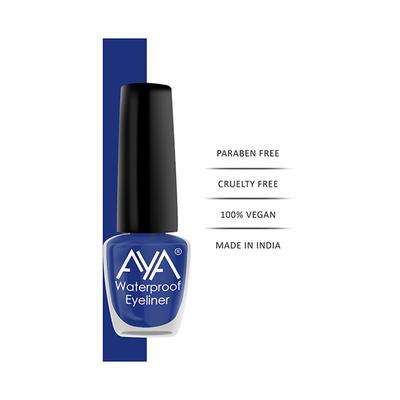 Aya 24 Hrs Long Lasting & Waterproof Eyeliner - Metallic Blue 5 ml - Eyeliners