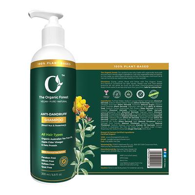 Organic Forest Anti Dandruff Shampoo 200 ml - Shampoos