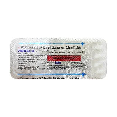 ZYVEN OD PLUS 50mg Tablet 10'S - Depression-Ant