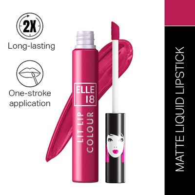 Elle 18 Liquid Lip Color, Barn Red 5.6 ml - Liquid Lipsticks
