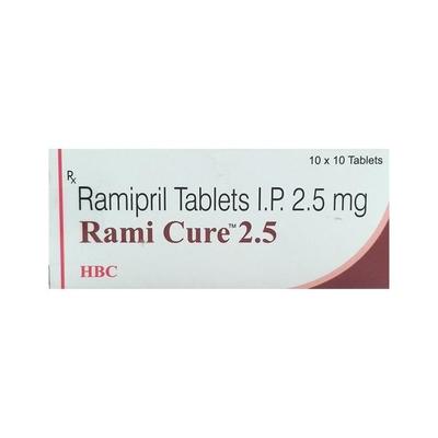 Ramicure 2.5mg Tablet 10'S - Hypertension-ACE