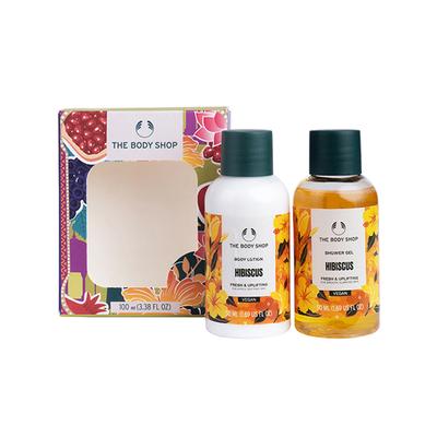 The Body Shop Hibiscus Shower Gel & Body Lotion Gift Set 100 ml - Bath Kits & Sets