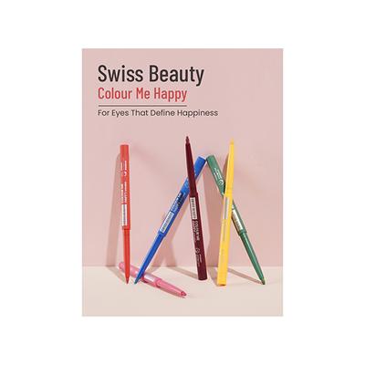 Swiss Beauty Colour Me Happy Eyeliner, Shade- Rose Camellia 0.4 gm - Eyeliners