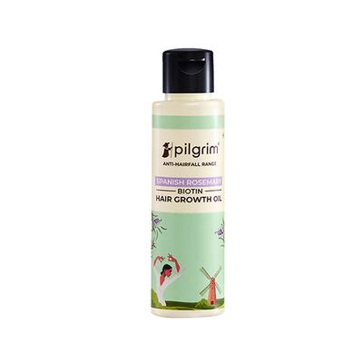 Pilgrim Spanish Rosemary & Biotin Hair Growth Oil to Controls Hair Fall & Strengthens Hair 100 ml - Hair Oils
