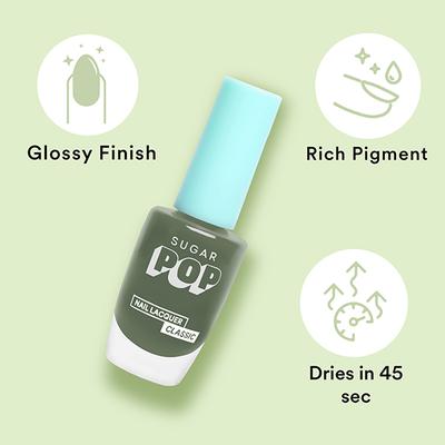 SUGAR POP Nail Lacquer 24 Keen Green 10 ml - Nail Polish