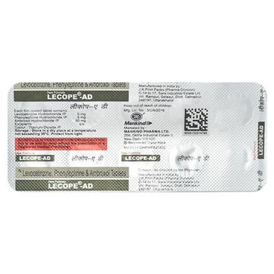 Lecope AD Tablet 10'S - Cough And Cold-Cou