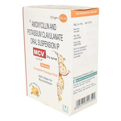 MCV TANGY ORANGE FLAVOUR 228.5mg Dry Syrup 50ml - Bacterial Infections-Pen