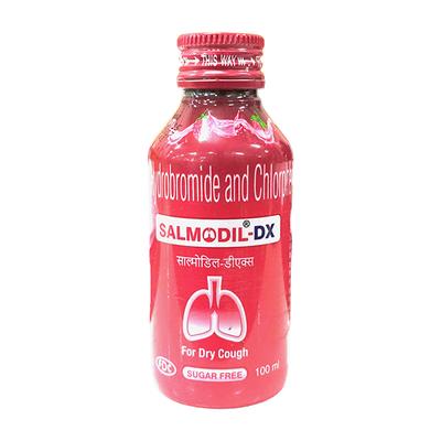 SALMODIL DX SUGAR FREE FOR DRY COUGH Syrup 100ml - Cough And Cold-Cou