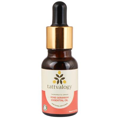 Tattvalogy Rose Geranium Essential Oil Therapeutic Grade 15 ml - Essential Oils