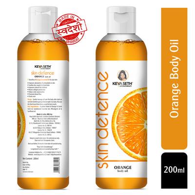 Keya Seth Aromatherapy Skin Defence Orange Body Oil 200 ml - Carrier Oils