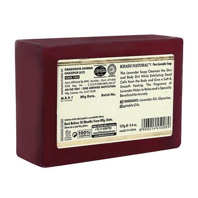 KHADI NATURAL PURE LAVENDER SOAP 125 gm - Soaps