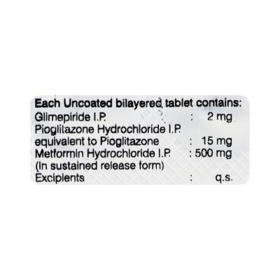 Triblend 2mg Tablet 10'S - Diabetes-Ant