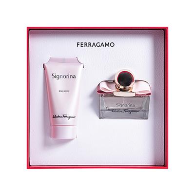 Salvatore Ferragamo Signorina Set (Eau De Parfum 30ml + Body Lotion 50ml) 1's - Women Perfumes (Edt/Edp)