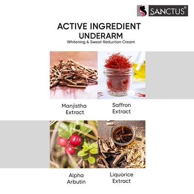 Sanctus Underarm Whitening & Sweat Reduction Cream 100 gm - Creams/Oils/Lotions