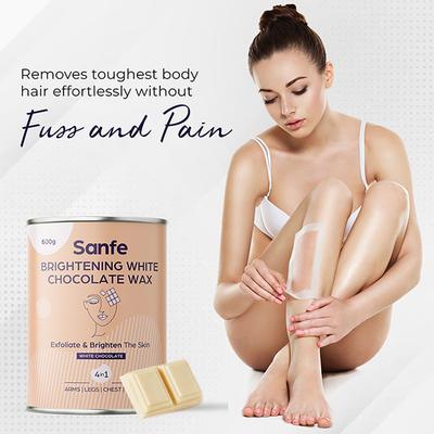 Sanfe Brightening Wax - White Chocolate 600 gm - Hair Removal Accessories