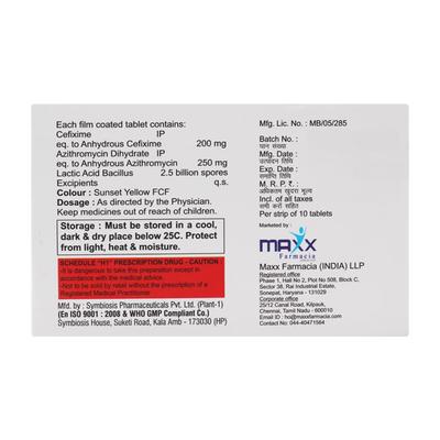 CAFEX AZ LB Tablet 10's - Bacterial Infections-Cep
