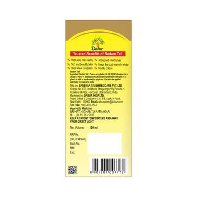 Dabur Badam Tail 100 ml - Massage Oils